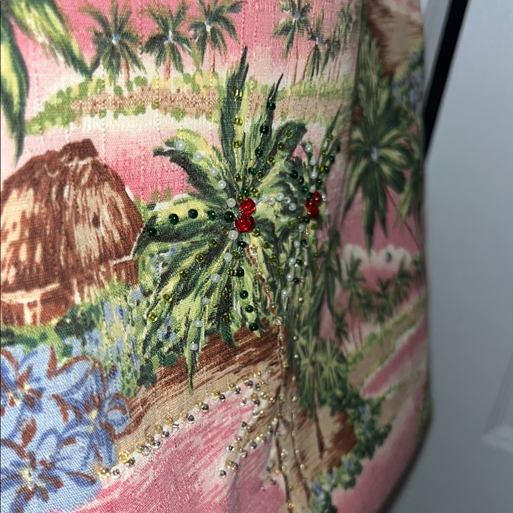 Fossil Forever Vintage Tropical Beaded Detailing Shoulder Bag - Picture 5 of 13